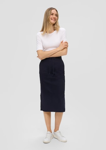 s.Oliver Skirt in Blue: front