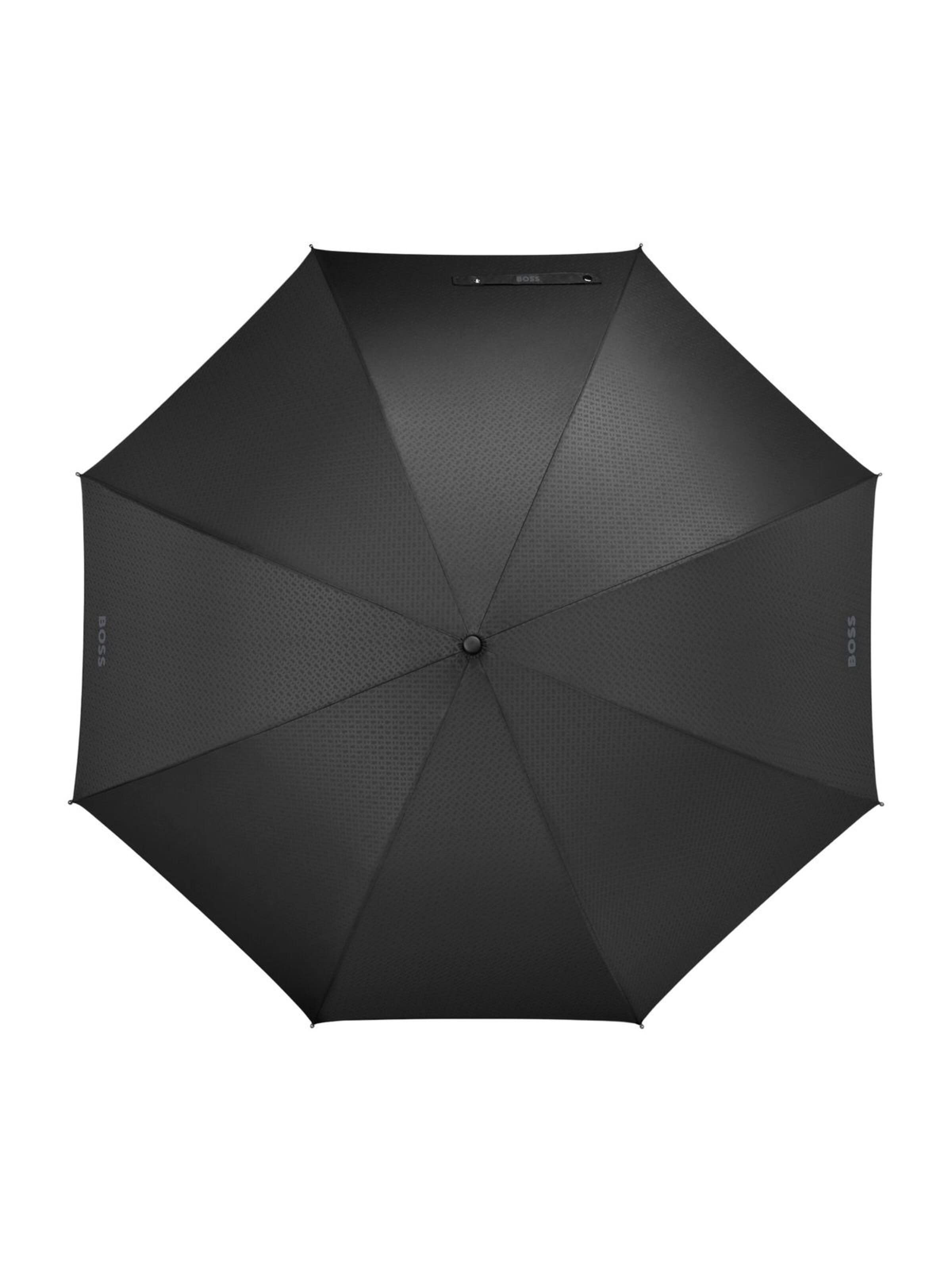 Parapluie 'Umbrella Double B Black & Gun' BOSS en gris