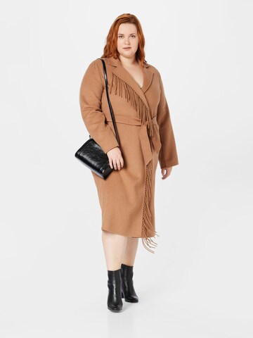 Persona by Marina Rinaldi Between-Seasons Coat 'TABARRO' in Beige