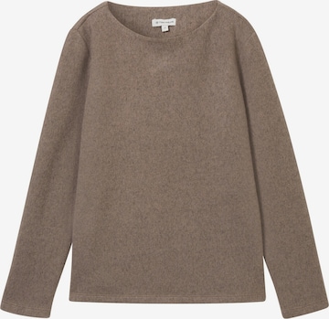 TOM TAILOR Sweatshirt in Beige: voorkant