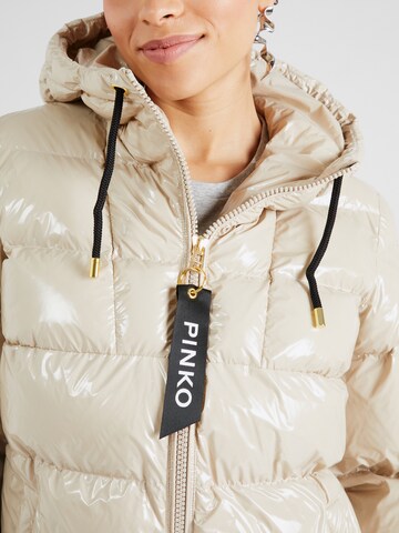 Veste d’hiver 'ELEODORO CABAN' PINKO en beige