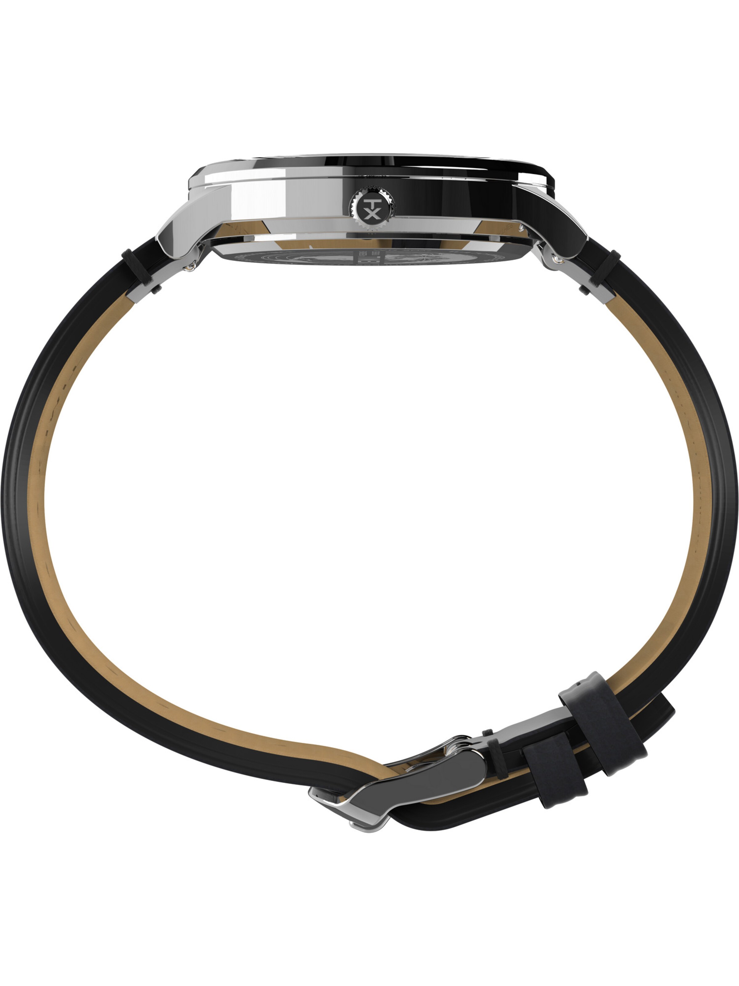 TIMEX Analoog horloge 'Waterbury Traditional' in Zwart