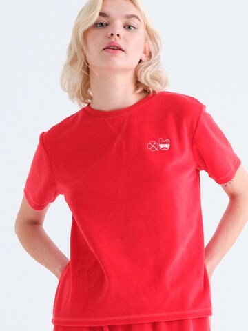 Rockupy Shirt 'Vladimira' in Red