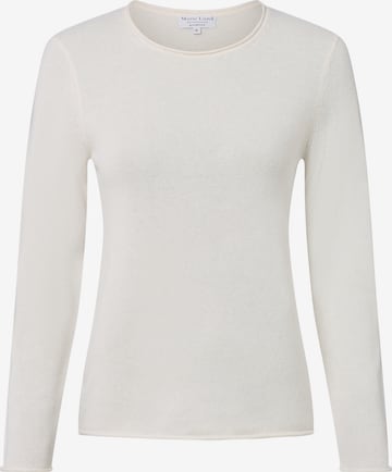 Pull-over Marie Lund en blanc : devant