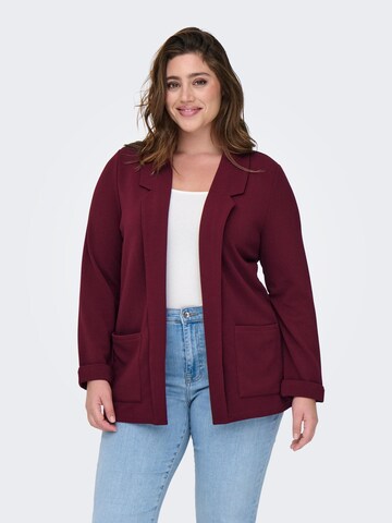 ONLY Carmakoma Blazer 'CARBETTY' in Red: front