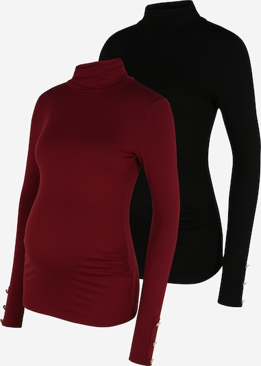 Dorothy Perkins Maternity T-shirt en bourgogne / noir, Vue avec produit