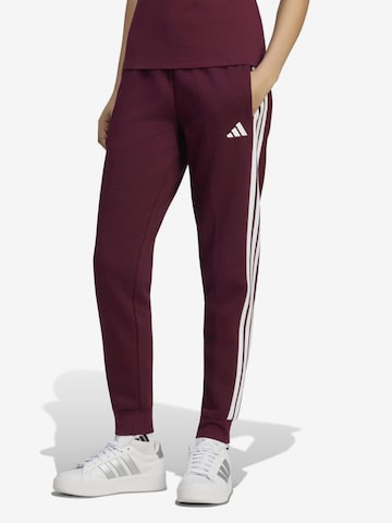 ADIDAS SPORTSWEAR Tapered Sporthose in Rot: Vorderseite