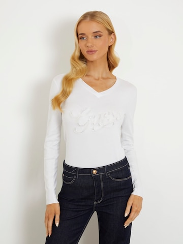 GUESS Sweater 'Myla' in White: front