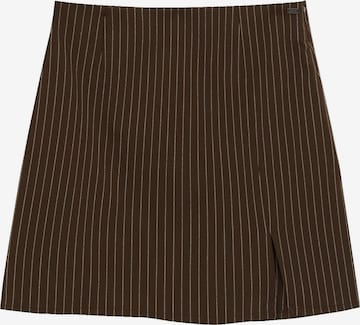 Pull&Bear Skirt in Brown: front