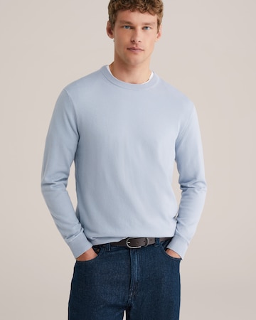 WE Fashion Trui in Blauw: voorkant