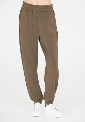 Athlecia Regular Sports trousers 'Paris' in Green: front