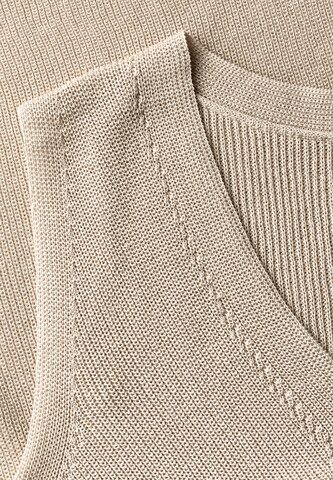 STREET ONE Knitted Top in Beige