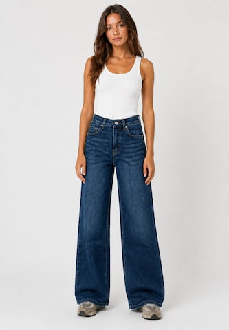Wide leg Jeans di Elara in blu