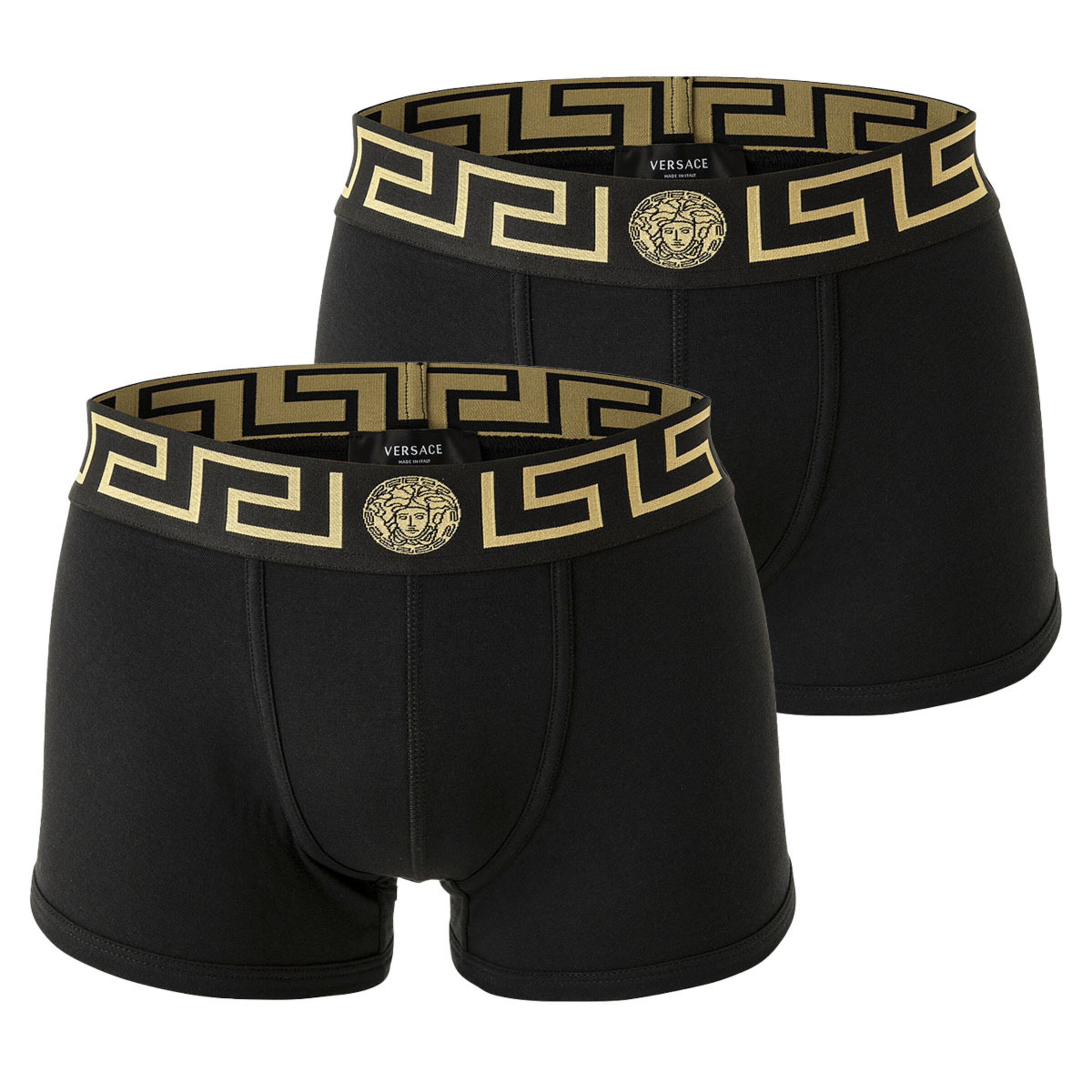 Boxer di VERSACE in nero: frontale