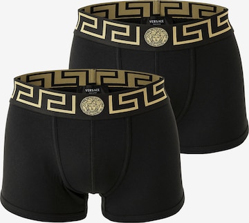 Boxers VERSACE en noir : devant