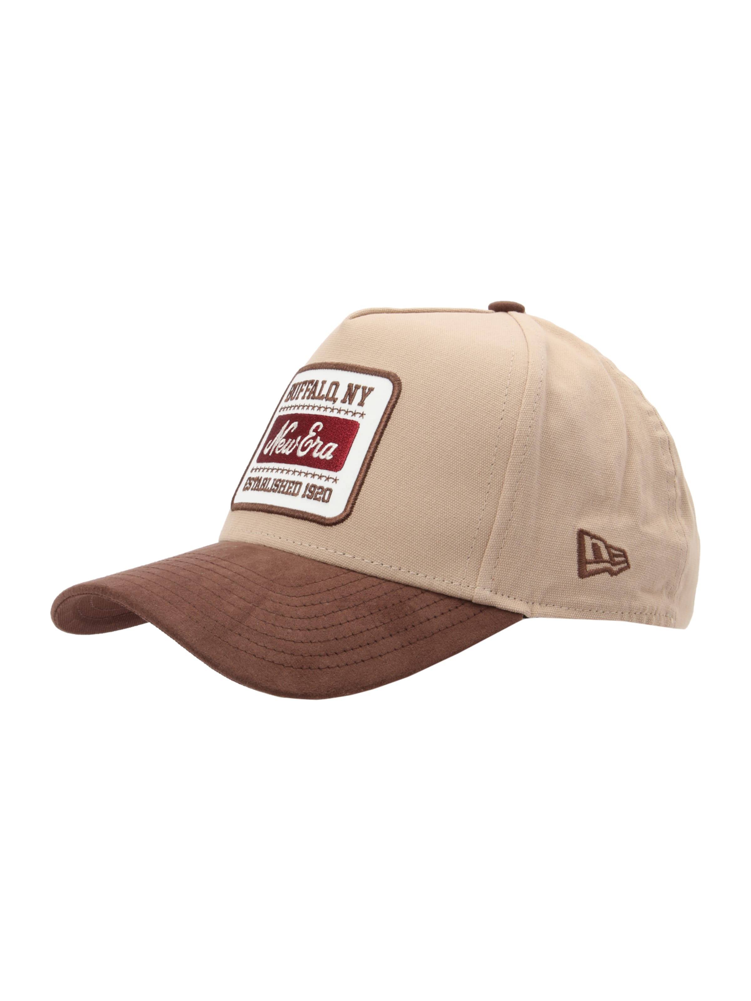 NEW ERA Τζόκεϊ σε μπεζ / καφέ / αιματί / λευκό, Άποψη προϊόντος