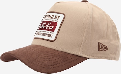 NEW ERA Lippalakki värissä beige / ruskea / verenpunainen / valkoinen, Tuotenäkymä