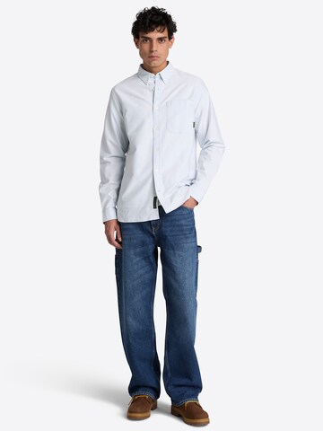 Tricou 'Solid Oxford' de la TIMBERLAND pe albastru