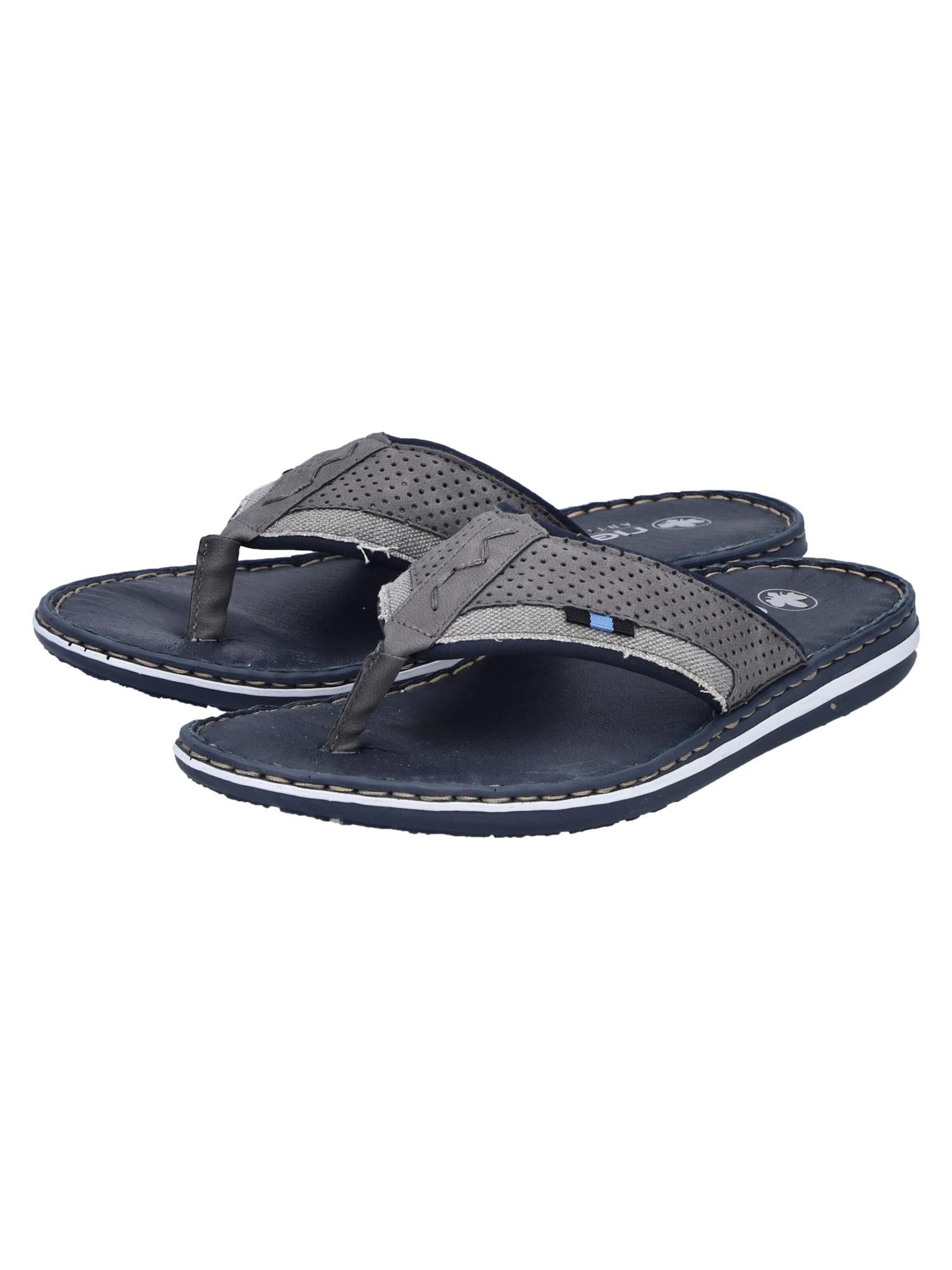 Rieker Teenslippers 'Comfort' in Grijs