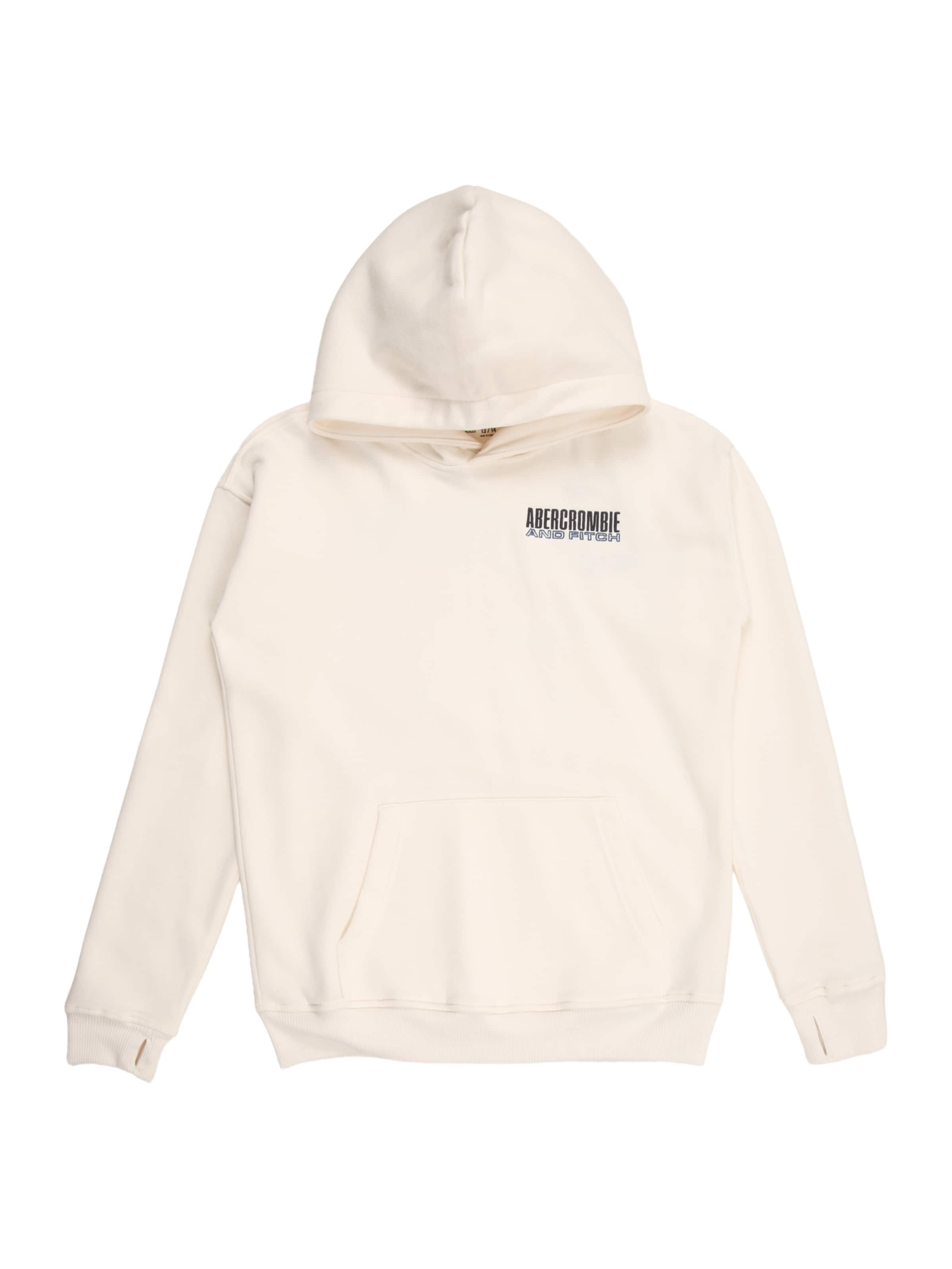 Bluză de molton de la Abercrombie & Fitch pe gri: față