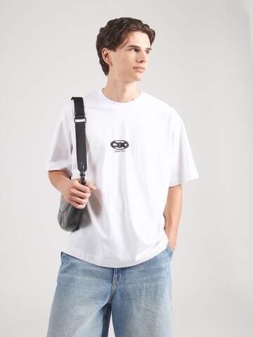 JACK & JONES Футболка 'JCOSTRATUS' в Белый