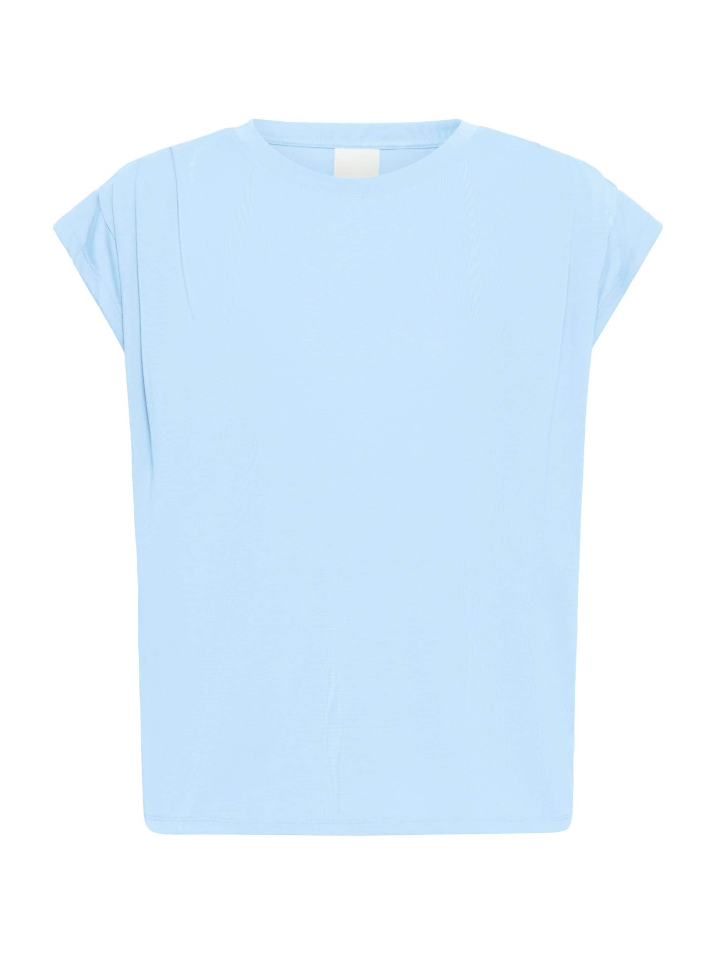 T-shirt 'IHLisken' ICHI en bleu : devant