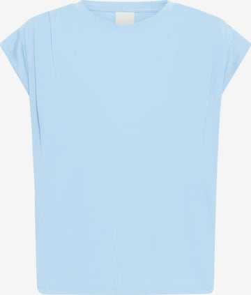 T-shirt 'IHLisken' ICHI en bleu : devant