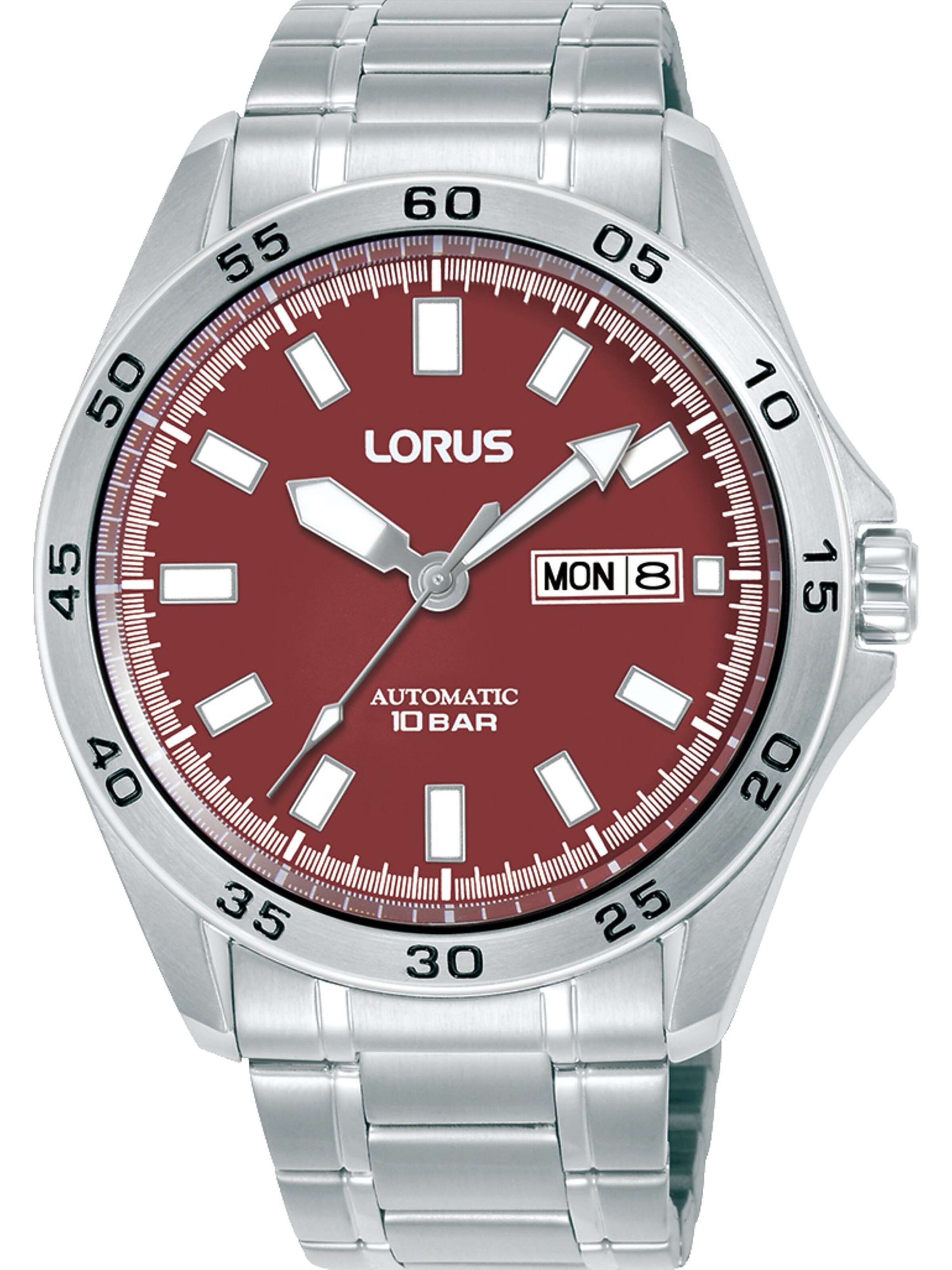 LORUS Uhr in Rot: Vorderseite