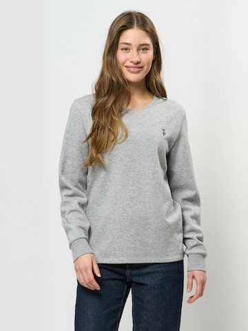 U.S. POLO ASSN. Sweter ' UWMacy ' w kolorze szary: przód