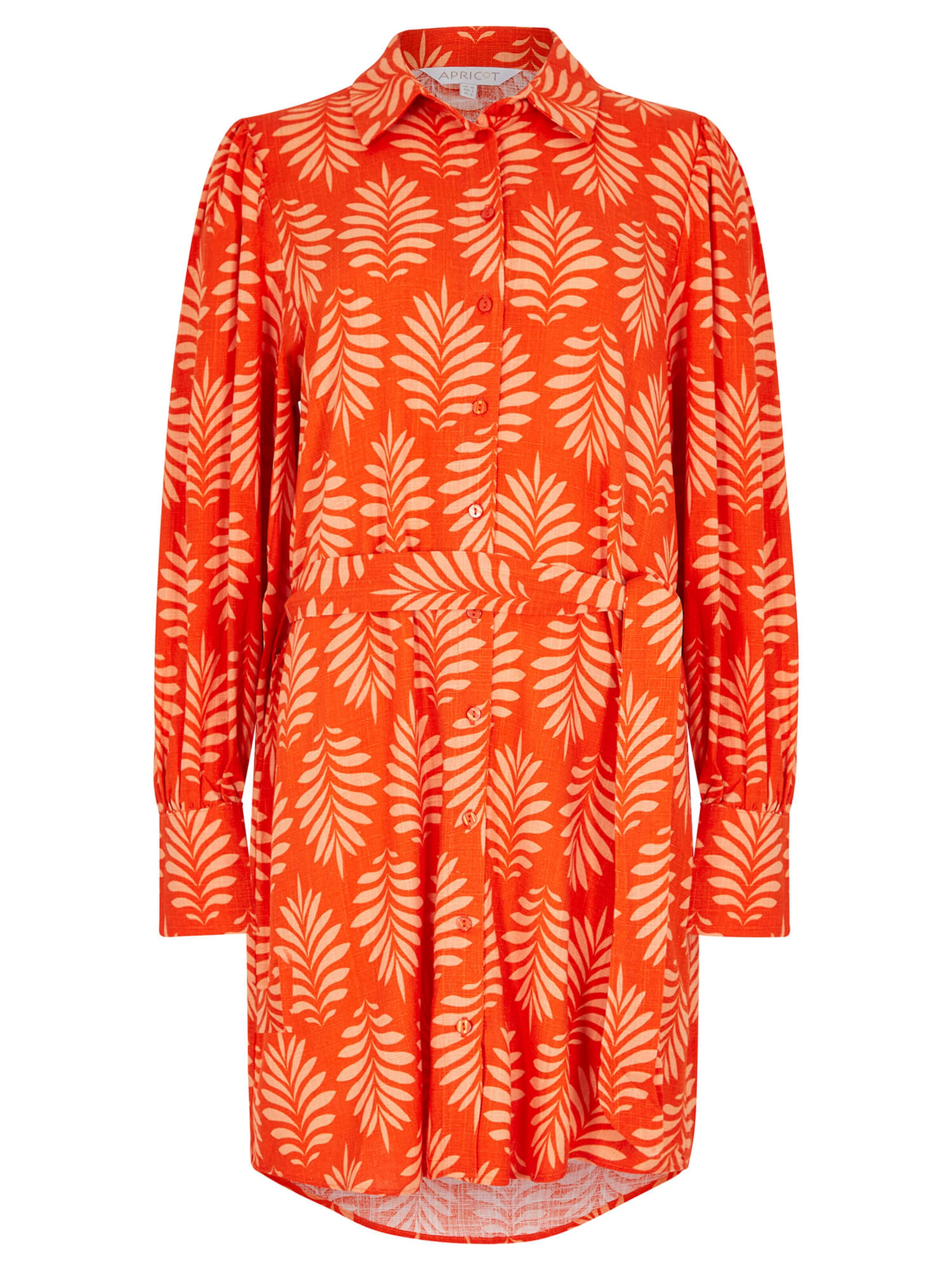 Apricot Kleid in Orange: Vorderseite