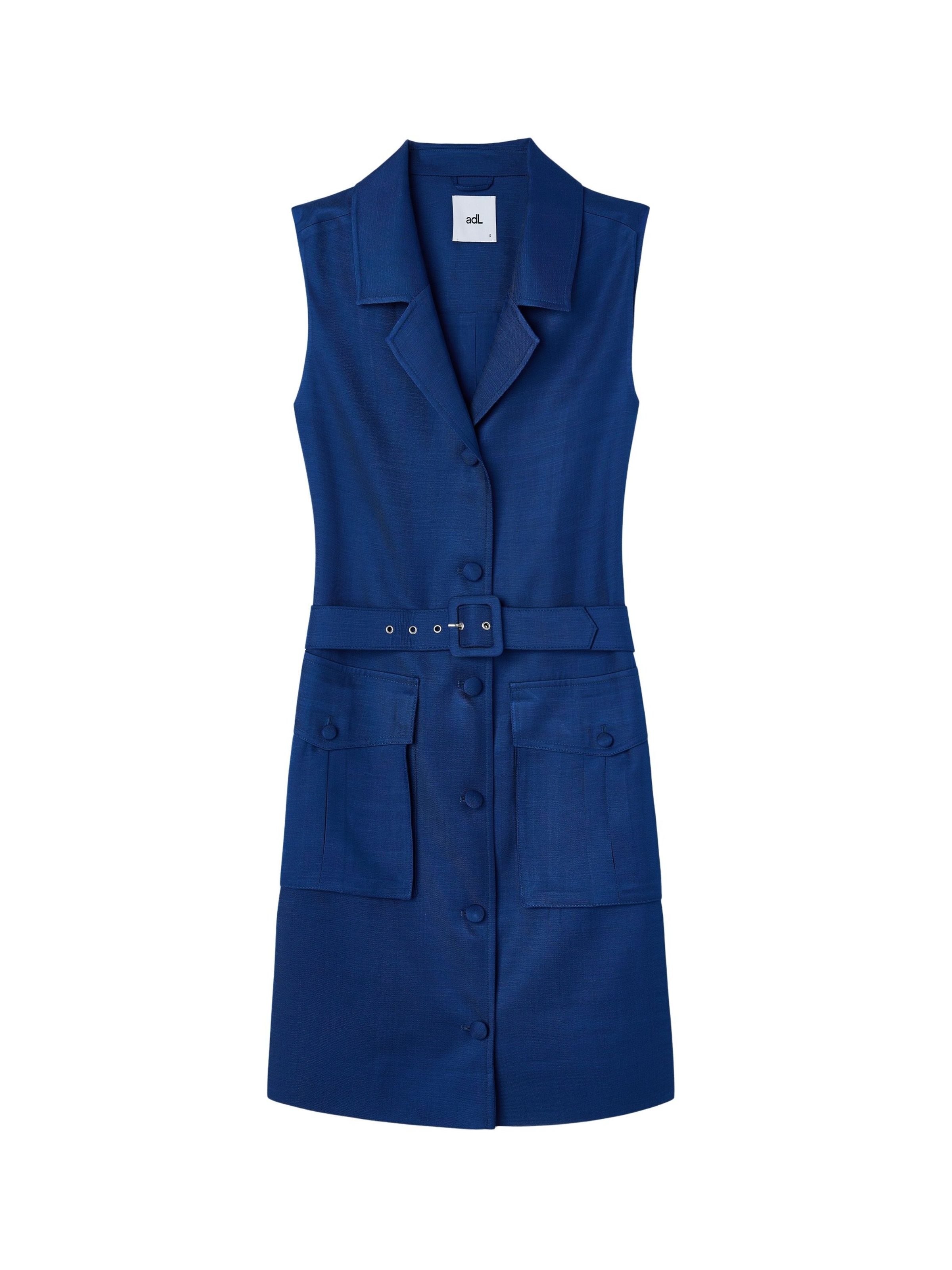 Robe-chemise adl en bleu : devant