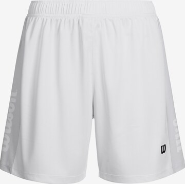 WILSON Loosefit Sportbroek in Wit: voorkant