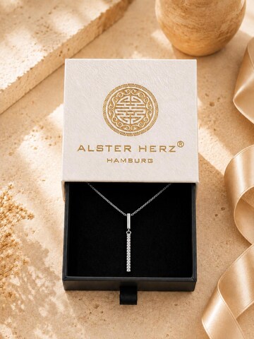 Alster Herz Ketting 'Stockholm' in Zilver