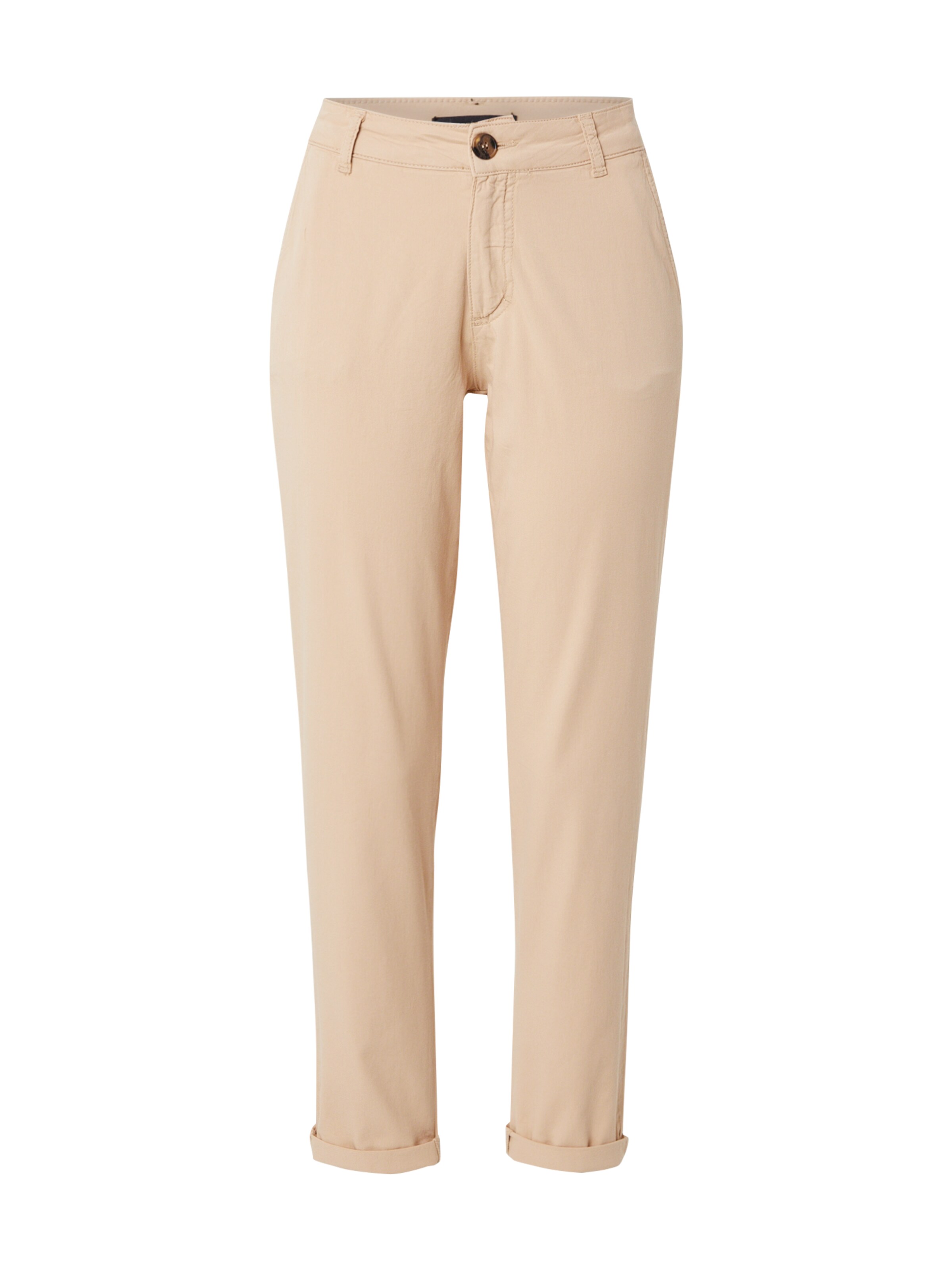 MORE & MORE Regular Pants in Beige: front