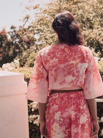 LAURA ASHLEY Blouse in Roze