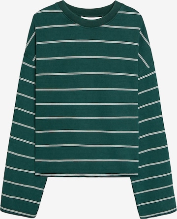 Felpa di Bershka in verde: frontale
