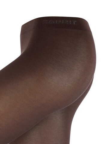 ESPRIT Strumpfhose 'Cotton'‌‌ in Braun