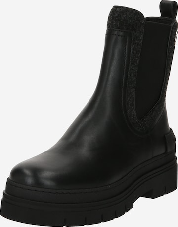 TOMMY HILFIGER Chelsea boots in Black: front
