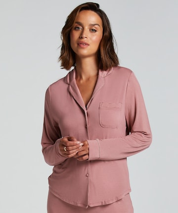 Hunkemöller Schlafshirt in Pink: Vorderseite