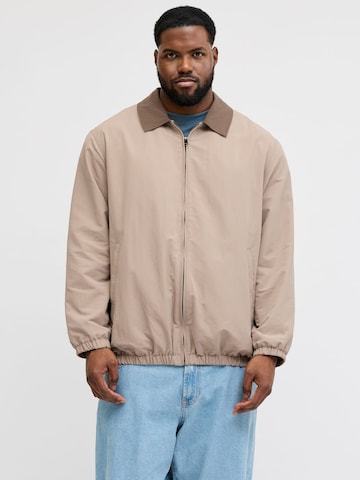 Veste mi-saison JACK & JONES en beige : devant