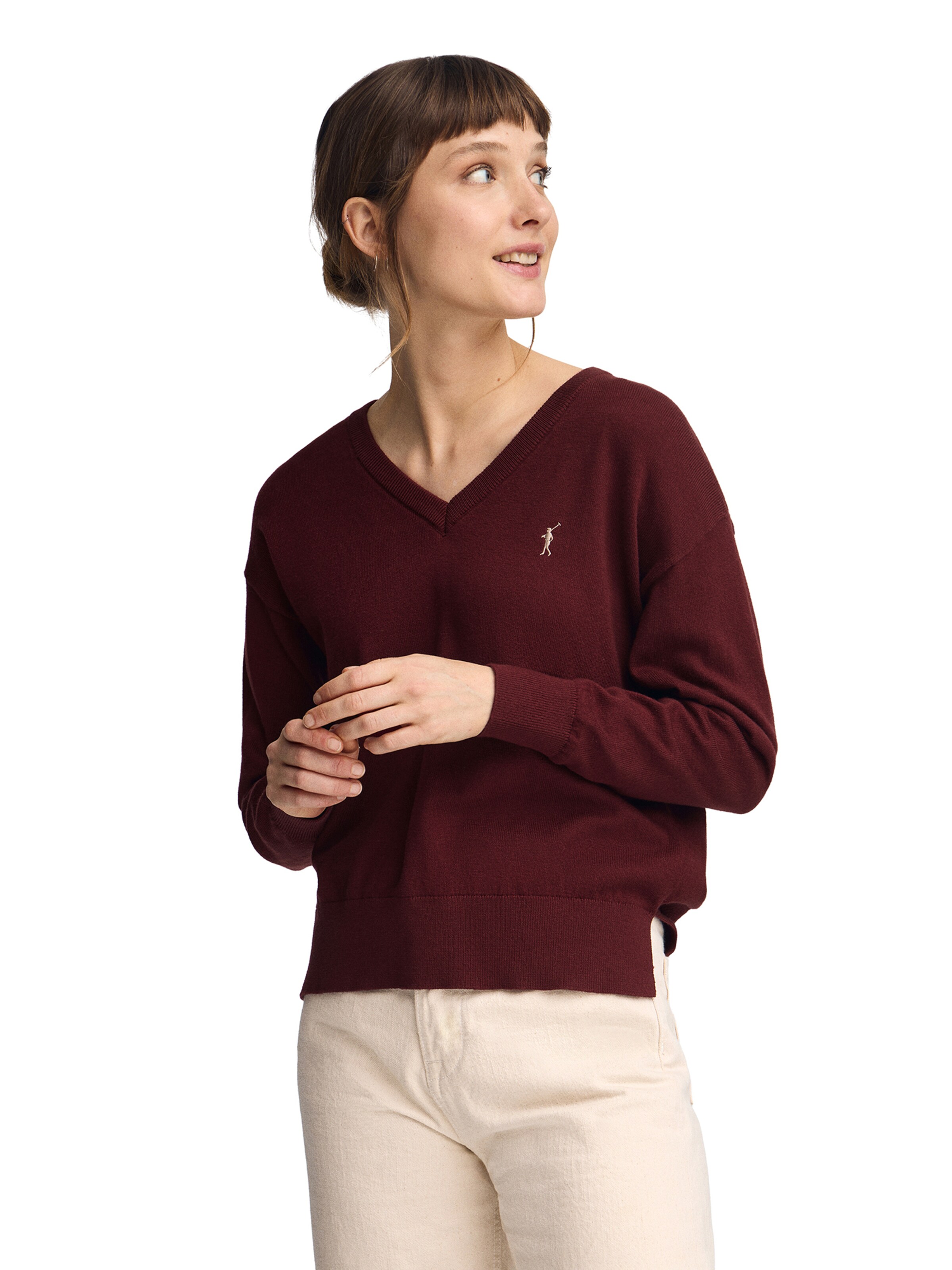Polo Club Pullover in Rot: Vorderseite