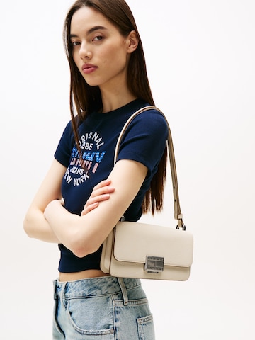 Tommy Jeans Axelremsväska 'CRUSH' i beige