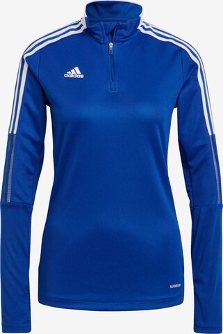 T-shirt fonctionnel 'Tiro 21' ADIDAS SPORTSWEAR en bleu : devant