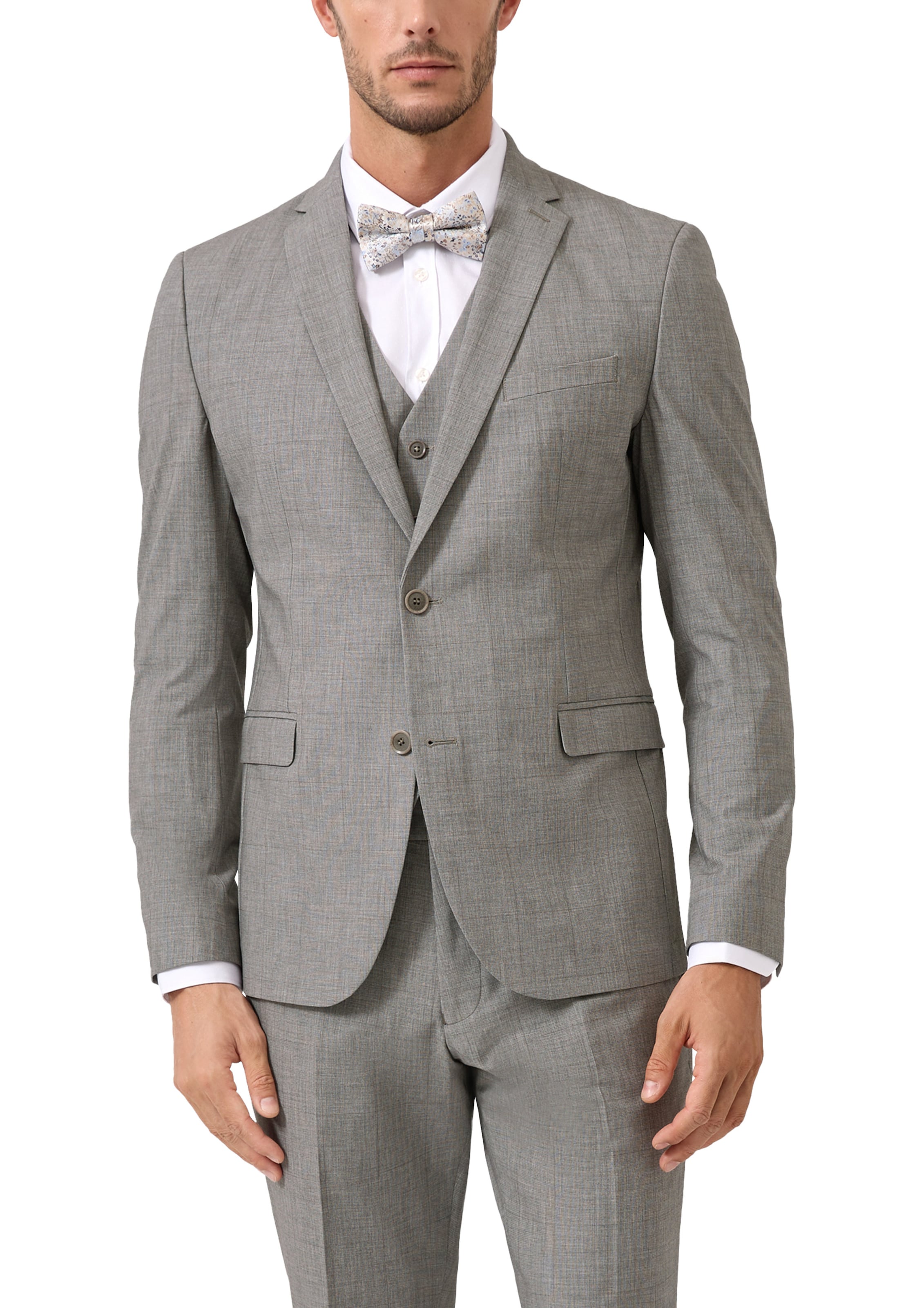 Coupe slim Veste de costume ' S.OPURE ' s.Oliver en marron