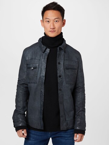 Gipsy Between-Season Jacket 'Ainigo' in Blue: front