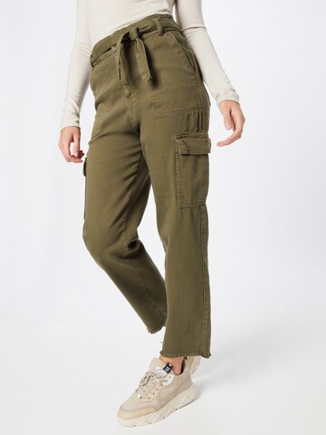 LTB - regular Pantalón vaquero cargo 'Godiva' en verde: frente