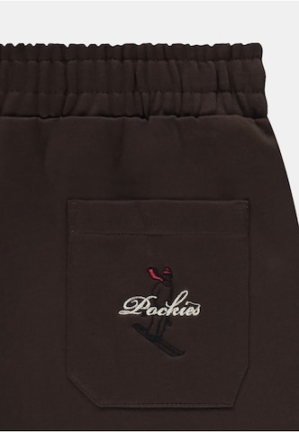 Loosefit Pantalon Pockies en marron