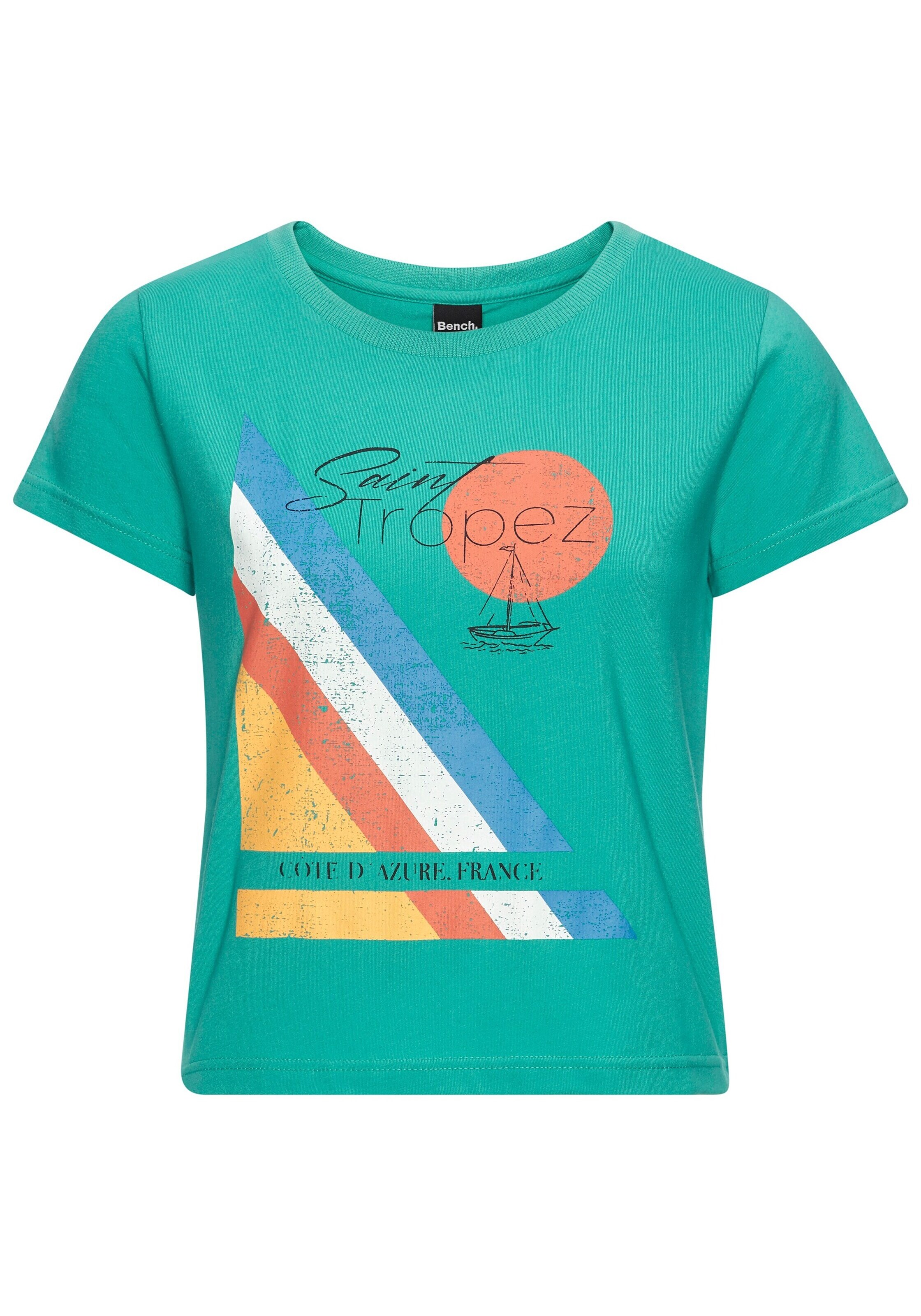 BENCH Shirts i grøn: forside