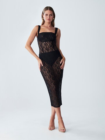 BWLDR - Vestido 'NALA' en negro: frente
