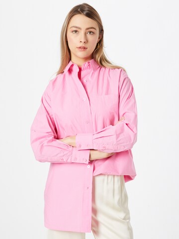 Camicia da donna 'Brisa' di mbym in rosa: frontale